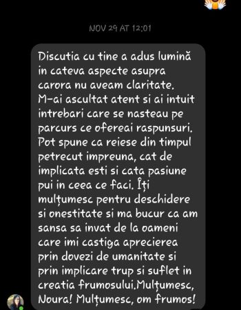 Testimonial Luminita